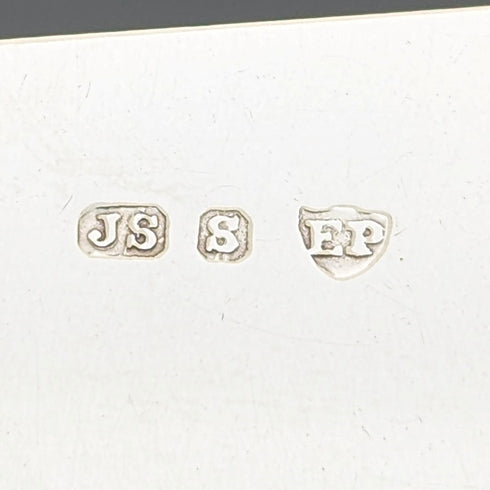 Circa 1900 British antique white mother-of-pearl handle dessert cutlery set of 6 pairs in wooden box